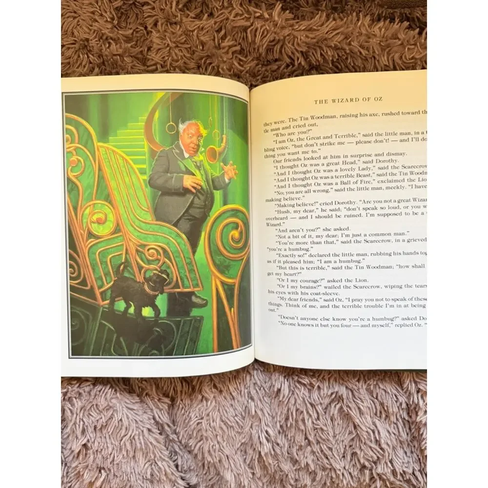 Vintage The Wizard of Oz Hardcover Book - 1985 Unicorn Publishing House
